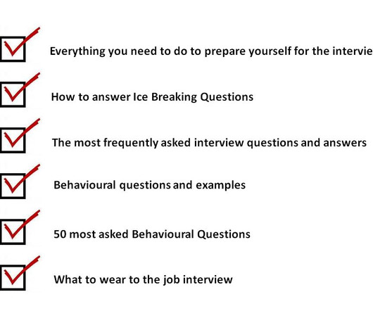 preparing for a behavioural interview